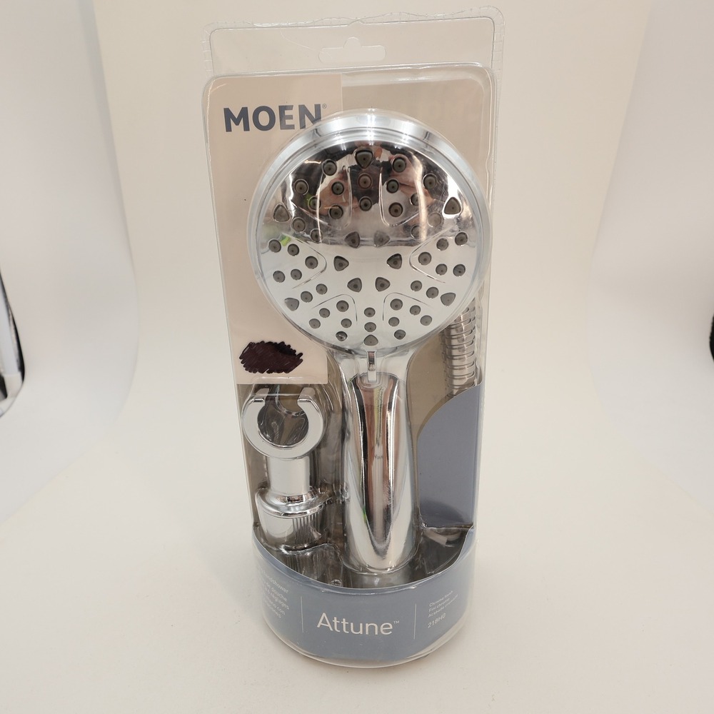 Moen Attune Chrome 6-Setting Handheld Shower Head with 60 Inch Hose 218H0